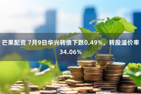 芒果配资 7月9日华兴转债下跌0.49%，转股溢价率34.06%